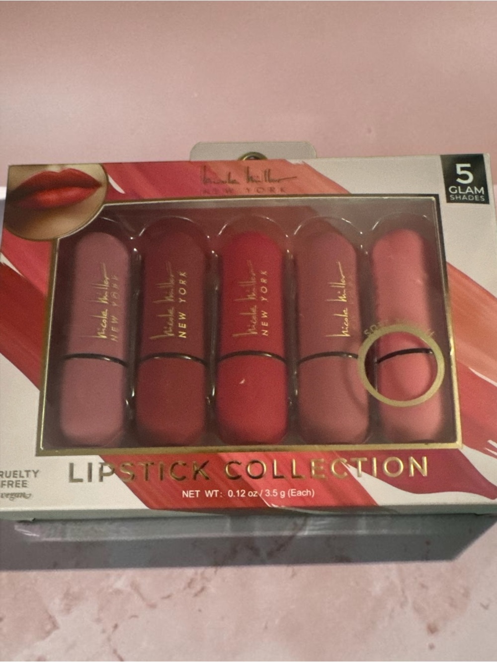 Nicole Miller Lipstick Collection - 5 Glam Shades